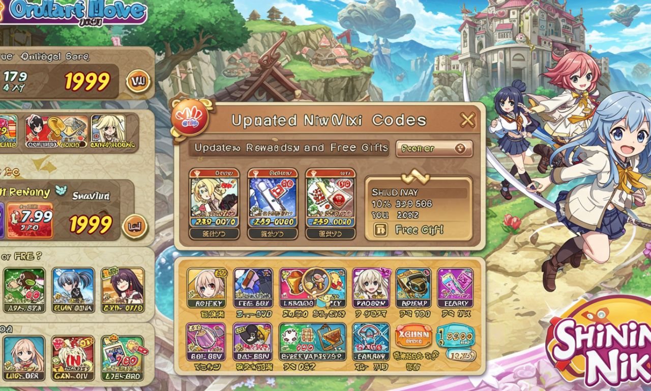 Shining Nikki Codes